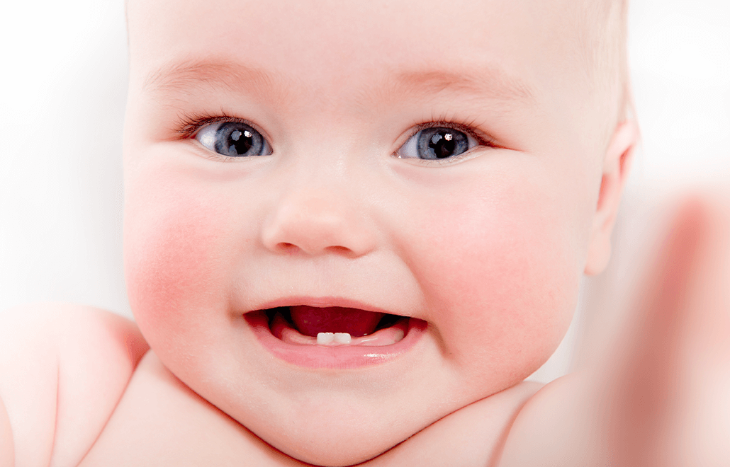 Dental health for babies, baby care